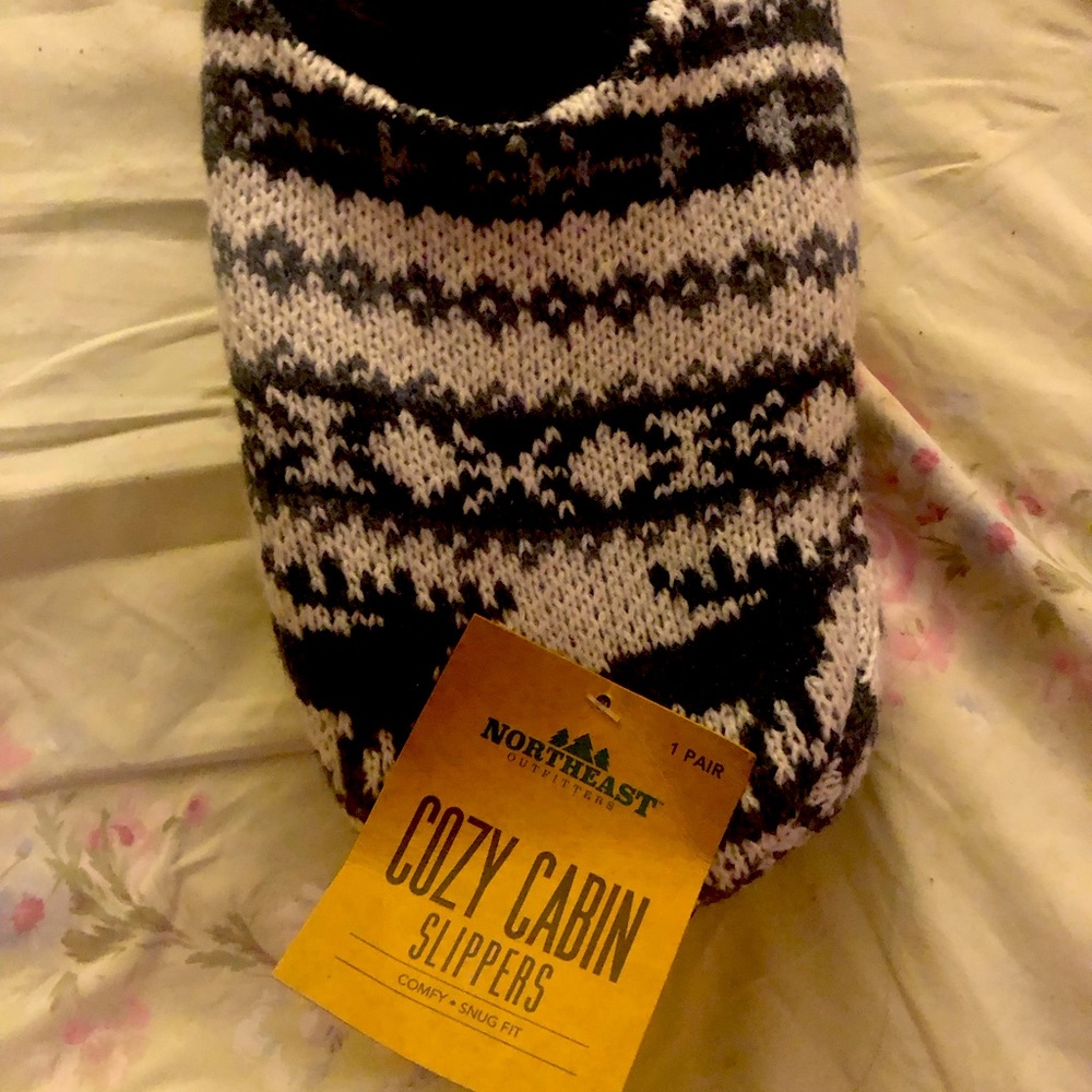 Cozy cabin house shoes